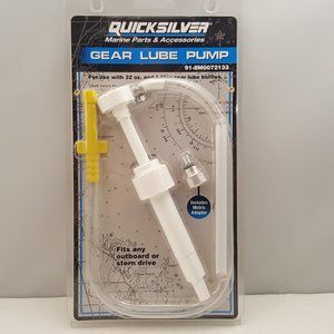 QUICKSILVER Marine Parts Gear Lube Pump w/ Metric Adapter 91-8M0072133🆕